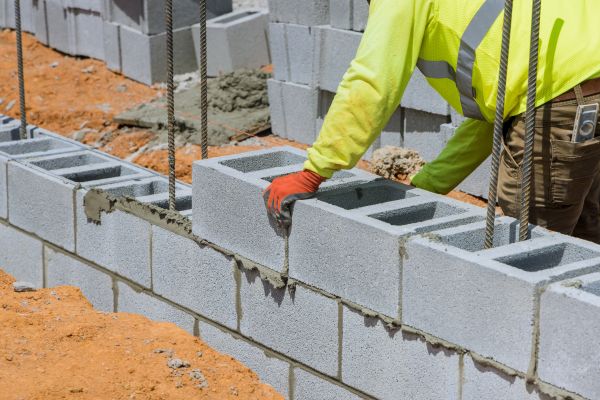 Concrete Blocks Installation in Worcester
