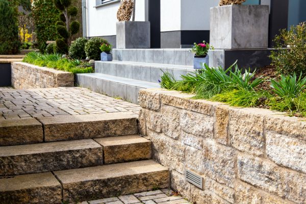 Stone Step Replacement in Worcester