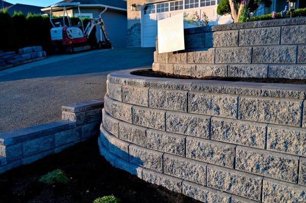 Stone Retaining Wall Repair in Worcester