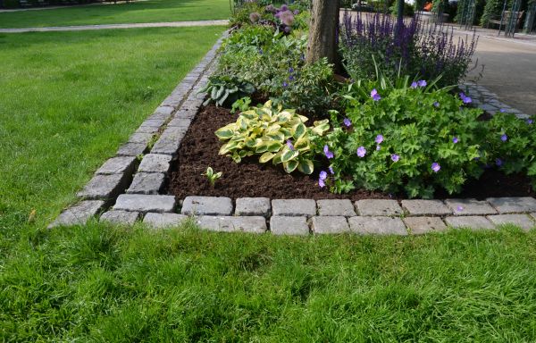 Stone Edging Installation in Worcester