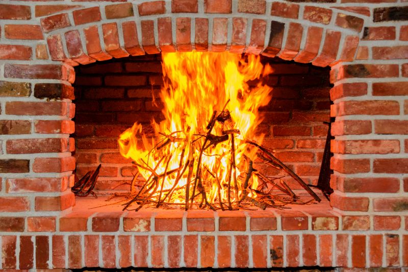 Brick Fireplace Installation