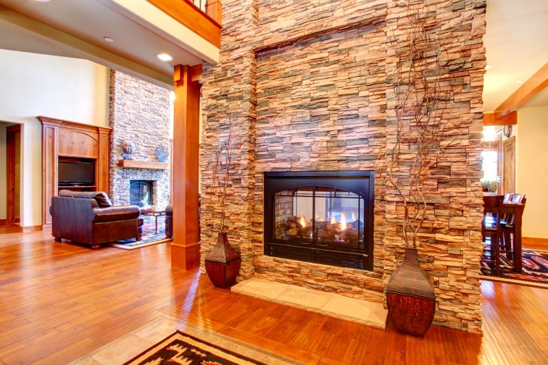 Brick Fireplace Installation